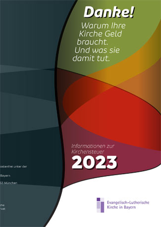Cover des Buches ELKB: Informationen zur Kirchensteuer 2023