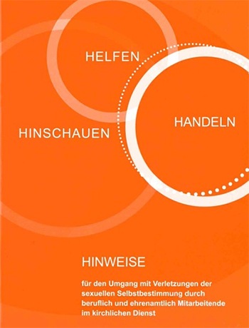 Cover des Buches Evangelischen Kirche in Deutschland (EKD): Hinschauen - Helfen - Handeln